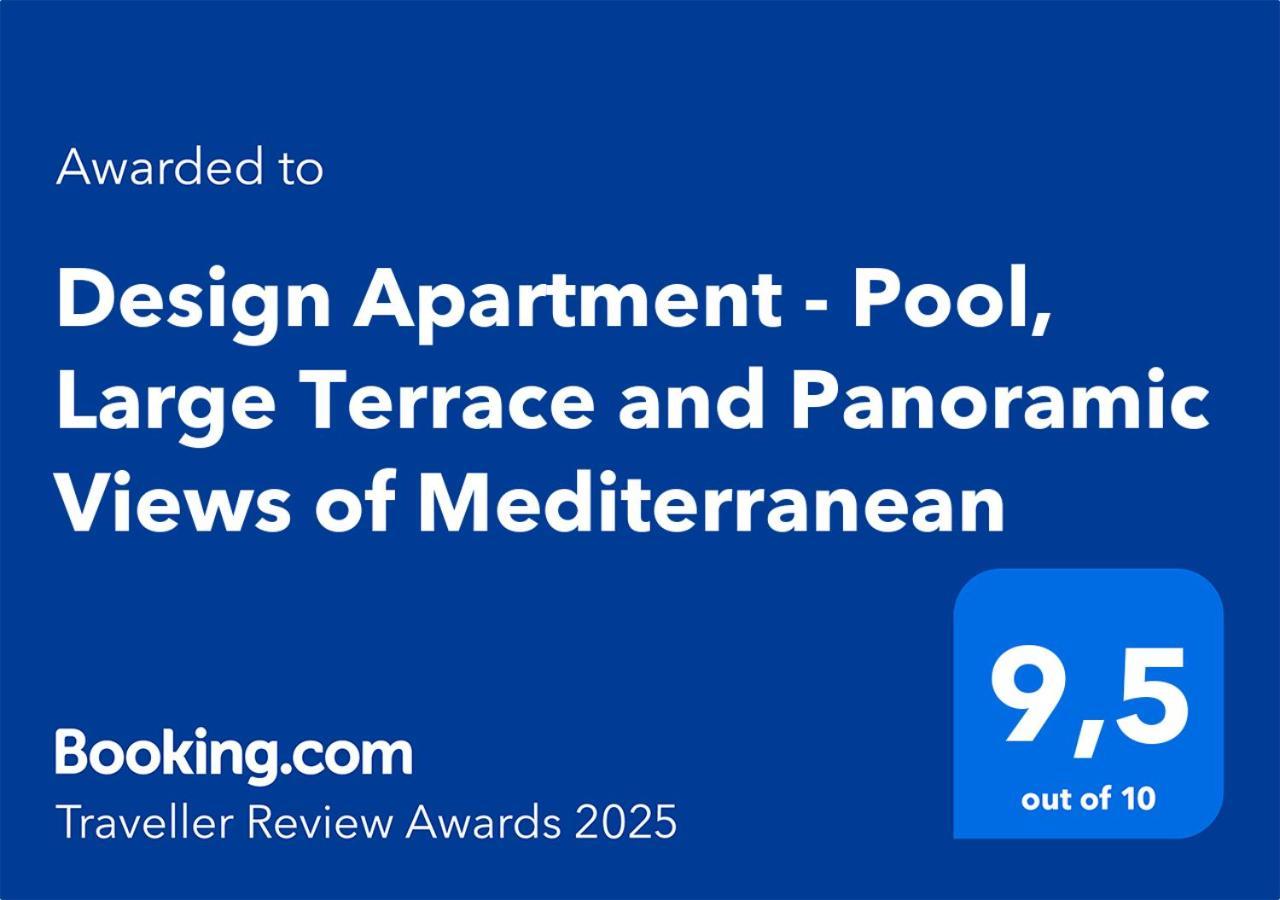 Design Apartment - Pool, Large Terrace And Panoramic Views Of Mediterranean Bandol Exterior photo
